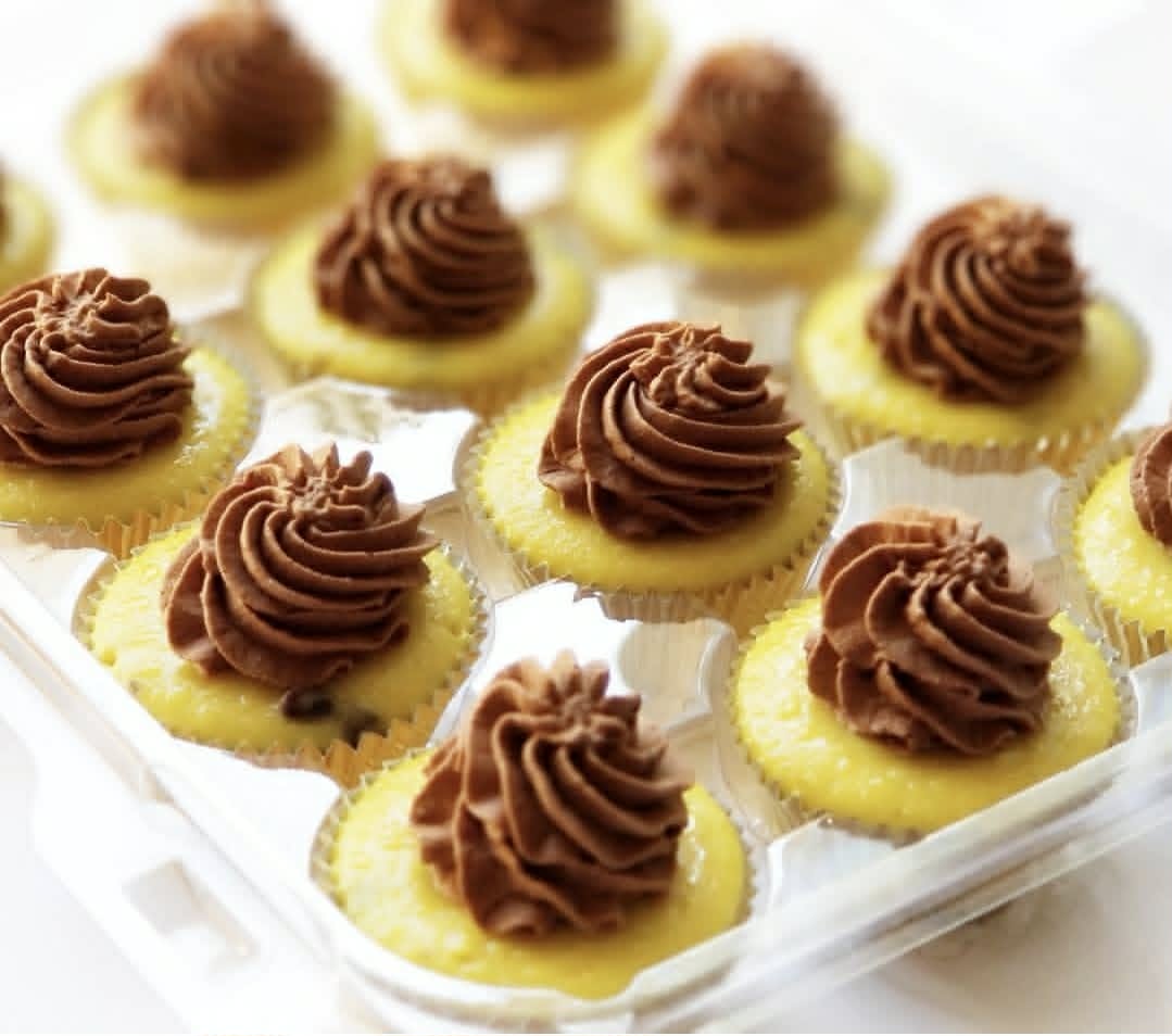 Banana Bang mini cheesecakes