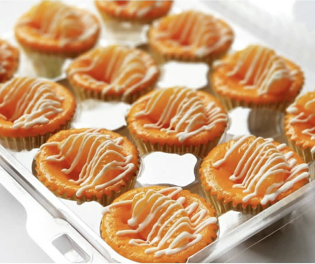 Orange You Sweet mini cheesecakes