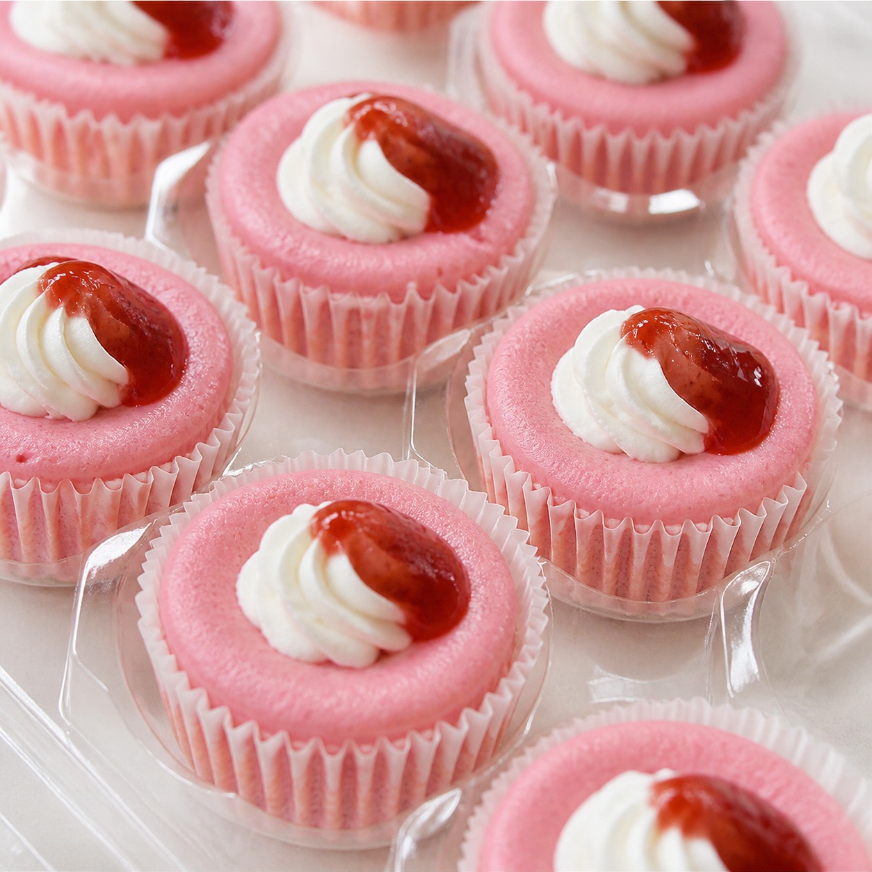 Tequila Rose mini cheesecakes