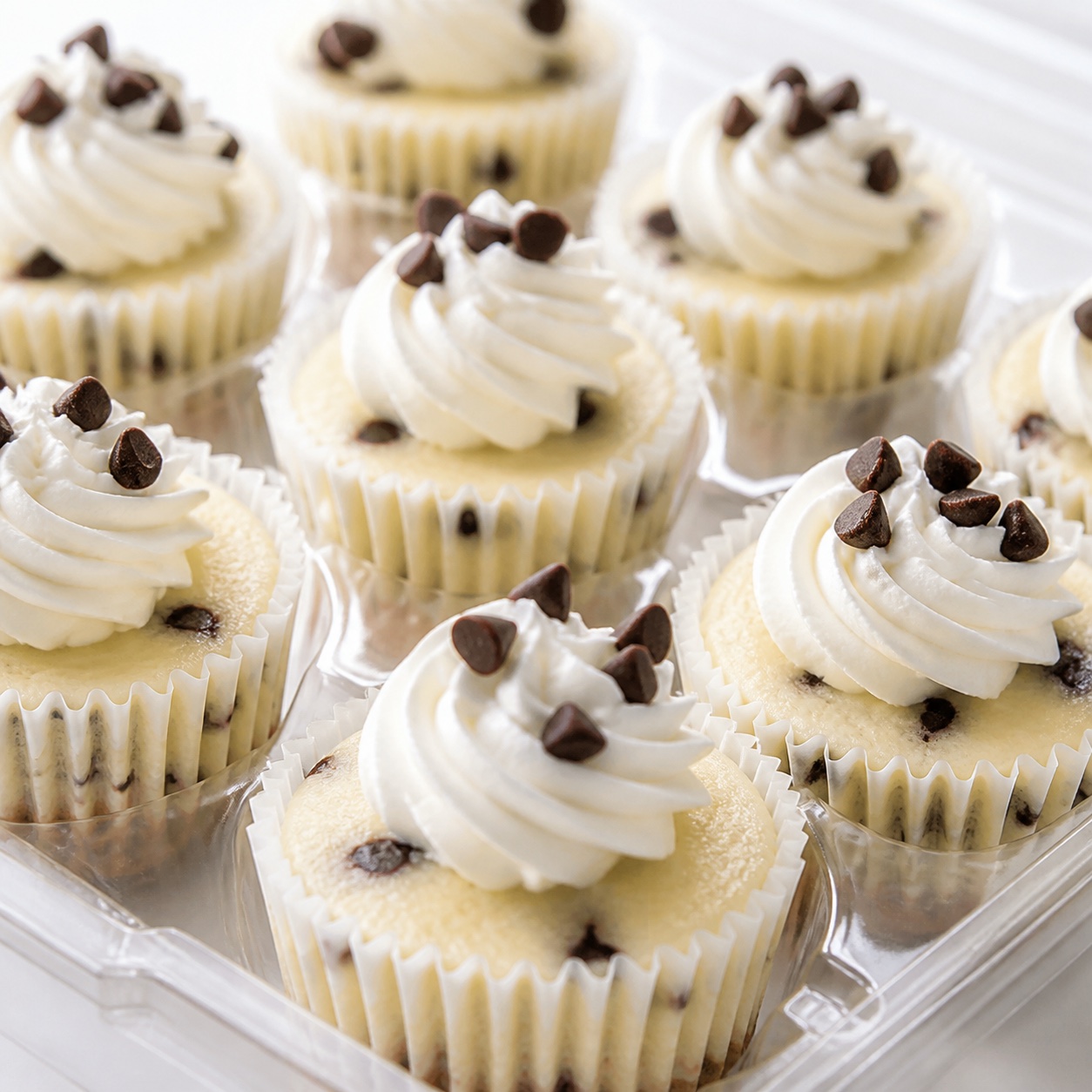 With a Kiss mini cheesecakes